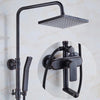 Bath and Shower Mixers Rainfall Shower Faucet Set With Hand Shower