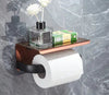 Bath Hardware Accessory Brass Towel Rack Corner Shelf Tissue Holder