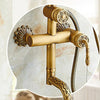 Bath Shower Set Antique Brass Shower System Bathroom Faucet Set