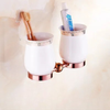 Bathroom Accessories Brass Luxury Rose Gold Shower Accessories