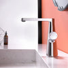 Bathroom Basin Brass Sink Mixer Faucet Single Handle Deck Mounted Tap