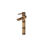 Bathroom Basin Faucet Antique Brass Bamboo Shape Mixer Tap Faucet