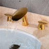 Bathroom Basin Faucet Bathroom Faucet Widespread 3 Holes Sink faucet