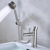 Bathroom Basin Faucet Stainless Steel Bathtub Tap with Shower Set