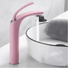 Bathroom Basin Pink Faucet Solid Brass Faucet Sink Mixer Tap