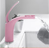 Bathroom Basin Pink Faucet Solid Brass Faucet Sink Mixer Tap