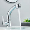 Bathroom Basin Sink Faucet Pull Out Faucet Deck Mount 2 Mode Spout