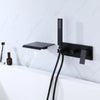 Bathroom Bathtub Faucet Wall Mounted 2 Functions Embedded Mixer Tap