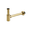 Brass Bathroom Bottle Trap & Pop-Up Sink Drain Set with Filter Stopper