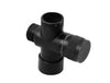 Bathroom Brass Diverter Valve 3 Way Shower Tee Adapter Faucet