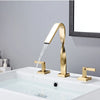 Bathroom Brass Faucet Hot and Cold Water Mixer Tap Basin Sink Faucet