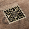 Bathroom Brass Floor Drain Square Antique Bronze Shower Drainage Drain