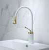 Bathroom Faucet Black Gold Basin Faucet Hot and Cold Sink Brass Faucet