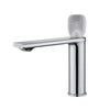 Bathroom Faucet Brass Hot Cold Basin Mixer Tap with LED Crystal Handle