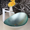 Bathroom Glass Washbasin Handpainting Bowl Sink Lavatory Basin