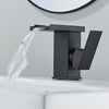 Bathroom LED Basin Sink Faucet Color Change Deck Mount Brass Tap