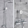 Bathroom Shower Faucet 8 inch Rainfall Shower Head With Hand Shower