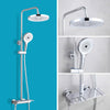 Bathroom Shower System Wall Mounted Shower Faucet Set with Tub Spout