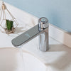 Bathroom Sink Faucet Chrome Led Digital Power Brass Sink Mixer Tap