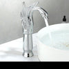 Bathroom Swan Faucet Brass Wash Tap Hot and Cold Water Tap