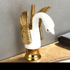 Bathroom Swan Faucet Brass Wash Tap Hot and Cold Water Tap