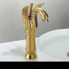 Bathroom Swan Faucet Brass Wash Tap Hot and Cold Water Tap