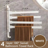 Bathroom Towel Rack Rotatable Towel Holder Space Aluminum Towel Hanger