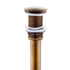 Bathroom Vessel Pop-Up Sink Drain Strainer Brass Drain with Cover