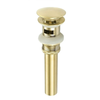 Bathroom Vessel Pop-Up Sink Drain Strainer Brass Drain with Cover