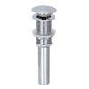 Bathroom Vessel Pop-Up Sink Drain Strainer Brass Drain with Cover