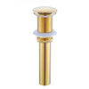 Bathroom Vessel Pop-Up Sink Drain Strainer Brass Drain with Cover