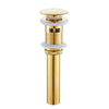 Bathroom Vessel Pop-Up Sink Drain Strainer Brass Drain with Cover