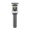 Bathroom Vessel Pop-Up Sink Drain Strainer Brass Drain with Cover