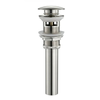 Bathroom Vessel Pop-Up Sink Drain Strainer Brass Drain with Cover