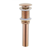 Bathroom Vessel Pop-Up Sink Drain Strainer Brass Drain with Cover
