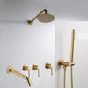 Bathtub faucet With Handspray Faucet Set Wall Bath Shower Faucet