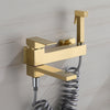 Bathtub Shower Mixer Faucet Brass Tub Mixer Tap with Hand Shower Bidet