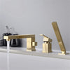 Bathtub Sink Mixer Tap Brass Bathroom Shower Faucet with Hand Shower