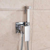 Bidet Faucet Brass Shower Tap Washer Square Shower Toilet Faucet