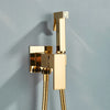 Bidet Faucet Brass Shower Tap Washer Square Shower Toilet Faucet