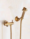 Bidet Faucet Wall Brass Antique Water Toilet Corner Handheld Bidet