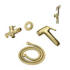 Brushed Gold Bidet Sprayer Toilet Cleaning Hand Spray with Brass Body