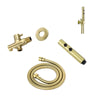 Brushed Gold Bidet Sprayer Toilet Cleaning Hand Spray with Brass Body