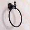Black Antique Carved Brass Bathroom Accessories Brass Bath Hardware