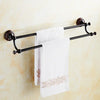 Black Bronze Carved Bathroom Accessories Vintage Bathroom Hardware