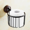 Black Bronze Carved Bathroom Accessories Vintage Bathroom Hardware