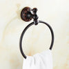 Black Bronze Carved Bathroom Accessories Vintage Bathroom Hardware