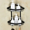 Black Bronze Carved Bathroom Accessories Vintage Bathroom Hardware