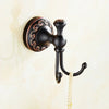 Black Bronze Carved Bathroom Accessories Vintage Bathroom Hardware