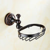Black Bronze Carved Bathroom Accessories Vintage Bathroom Hardware